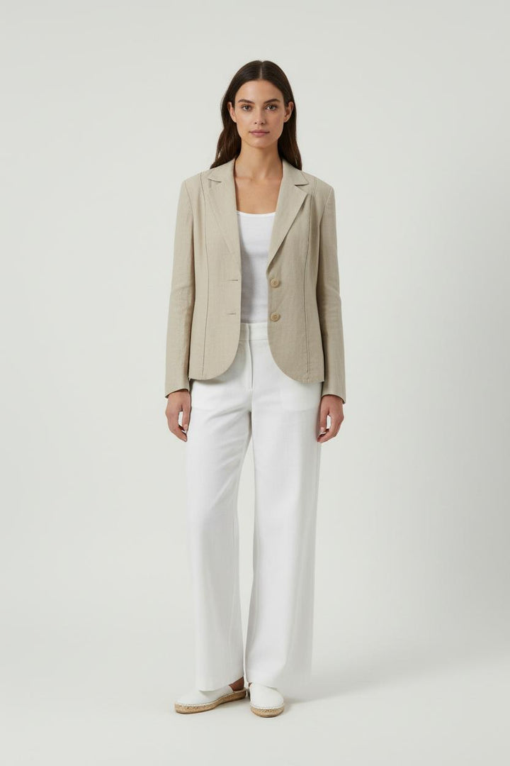 Veste Tailleur Beige - Taille M/38 de la marque Maison 123 | PARAD88209 - Vendu par Paradigme - Image 1