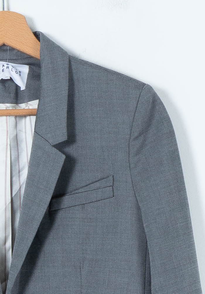 Veste Grise - Taille S/36 de la marque Claudie Pierlot | PARAD88211 - Vendu par Paradigme - Image 3