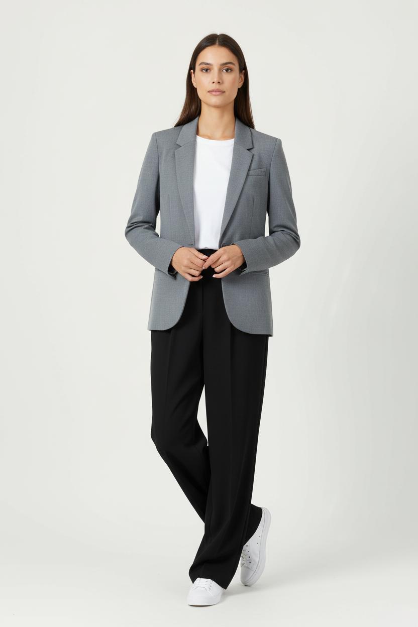 Veste Grise - Taille S/36 de la marque Claudie Pierlot | PARAD88211 - Vendu par Paradigme - Image 1