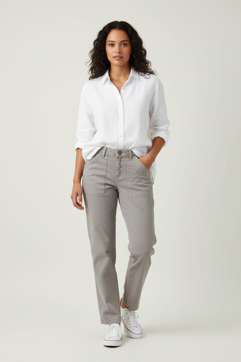 Pantalon Beige - Taille M/38 de la marque Sud express | PARAD88217 - Vendu par Paradigme - Image 1