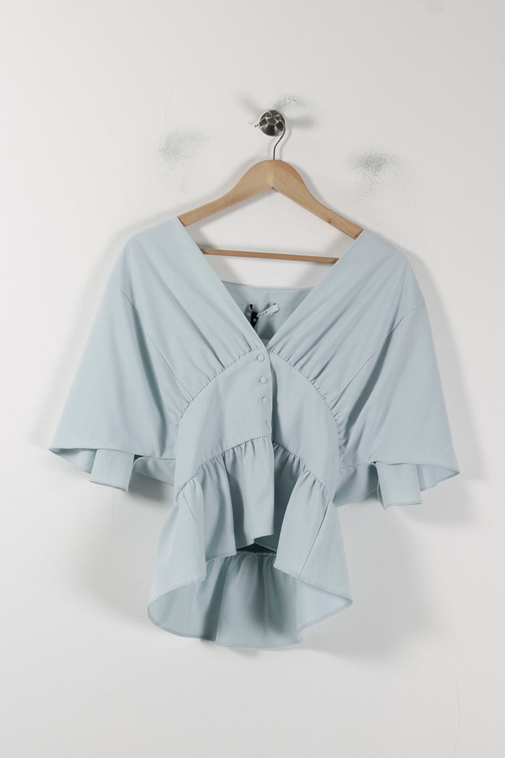 Blouse Bleu - Taille L/40 de la marque ZAPA | PARAD88234 - Vendu par Paradigme - Image 2