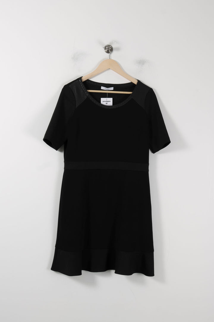 Robe Courte Noire - Taille L/40 de la marque ZAPA | PARAD88236 - Vendu par Paradigme - Image 2