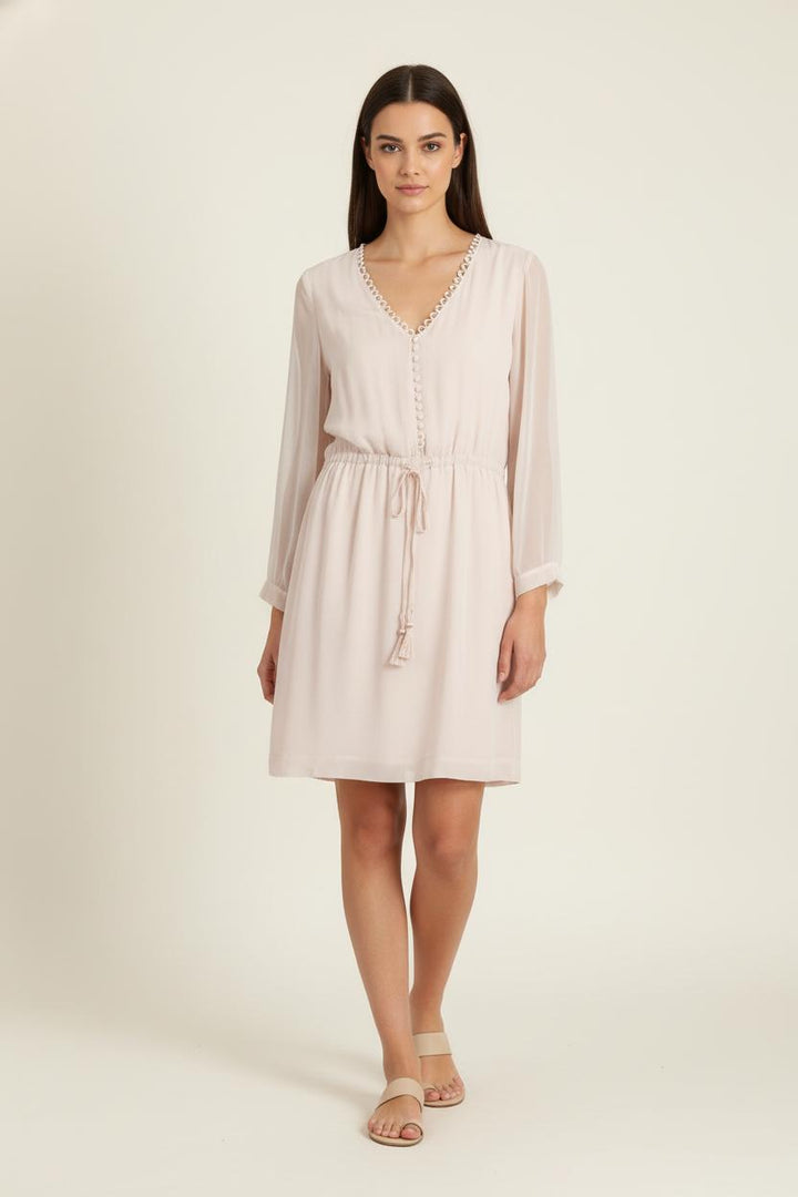 Robe Courte Beige - Taille M/38 de la marque Stella Forest | PARAD88237 - Vendu par Paradigme - Image 1