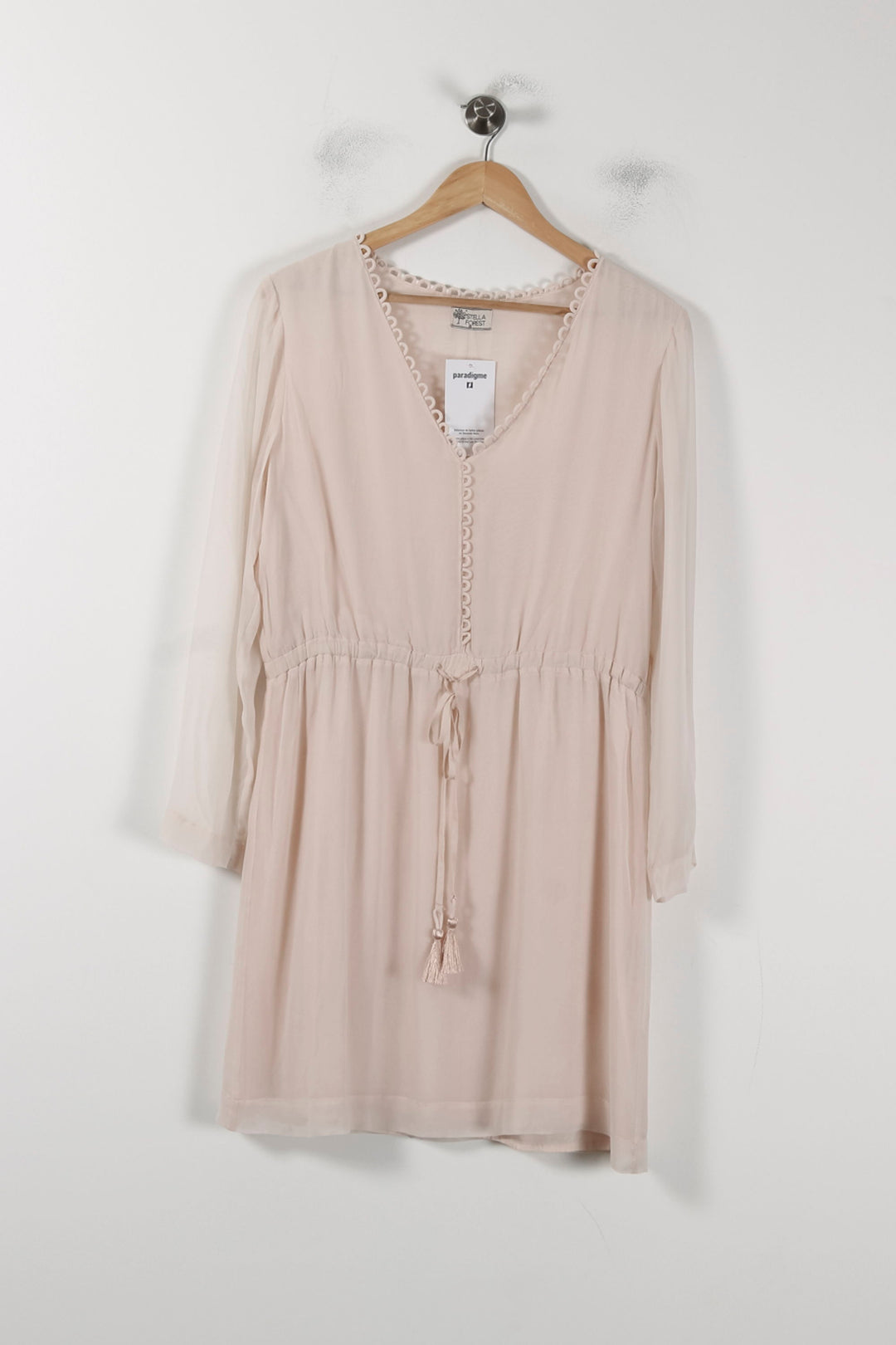 Robe Courte Beige - Taille M/38 de la marque Stella Forest | PARAD88237 - Vendu par Paradigme - Image 2
