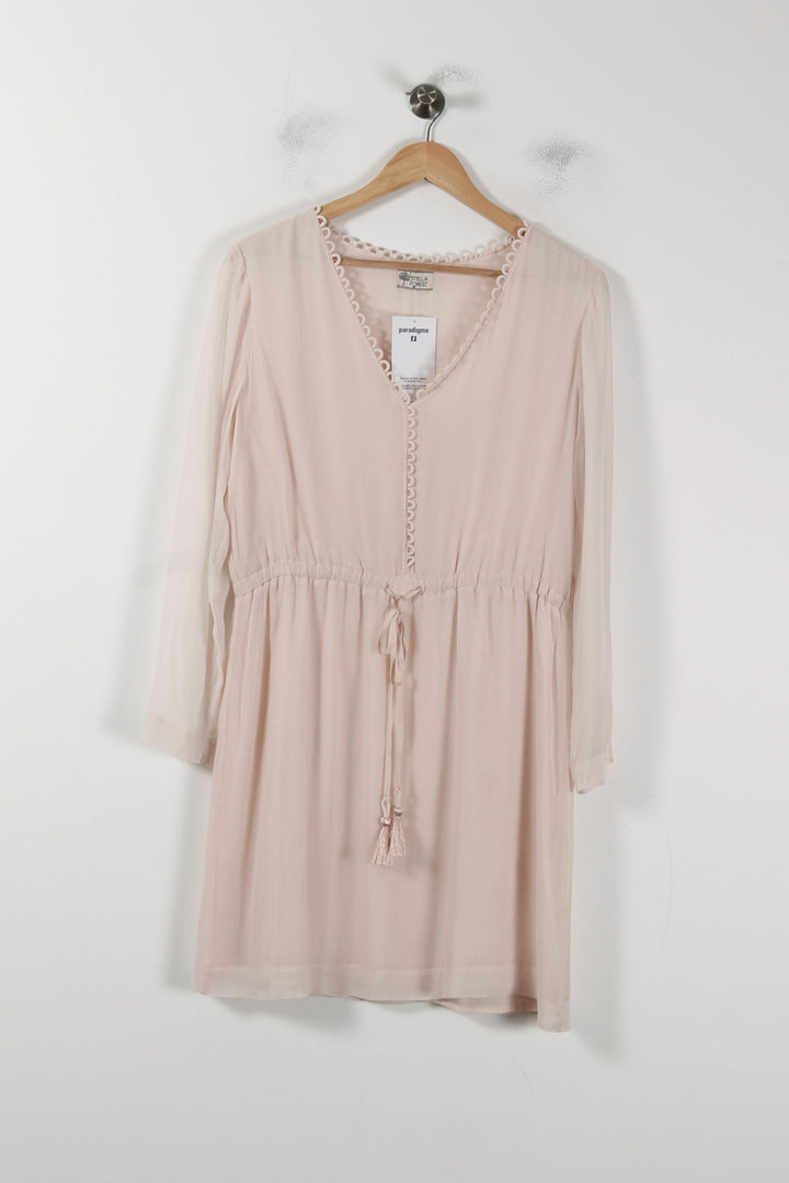 Robe Courte Beige - Taille M/38 de la marque Stella Forest | PARAD88237 - Vendu par Paradigme - Image 2