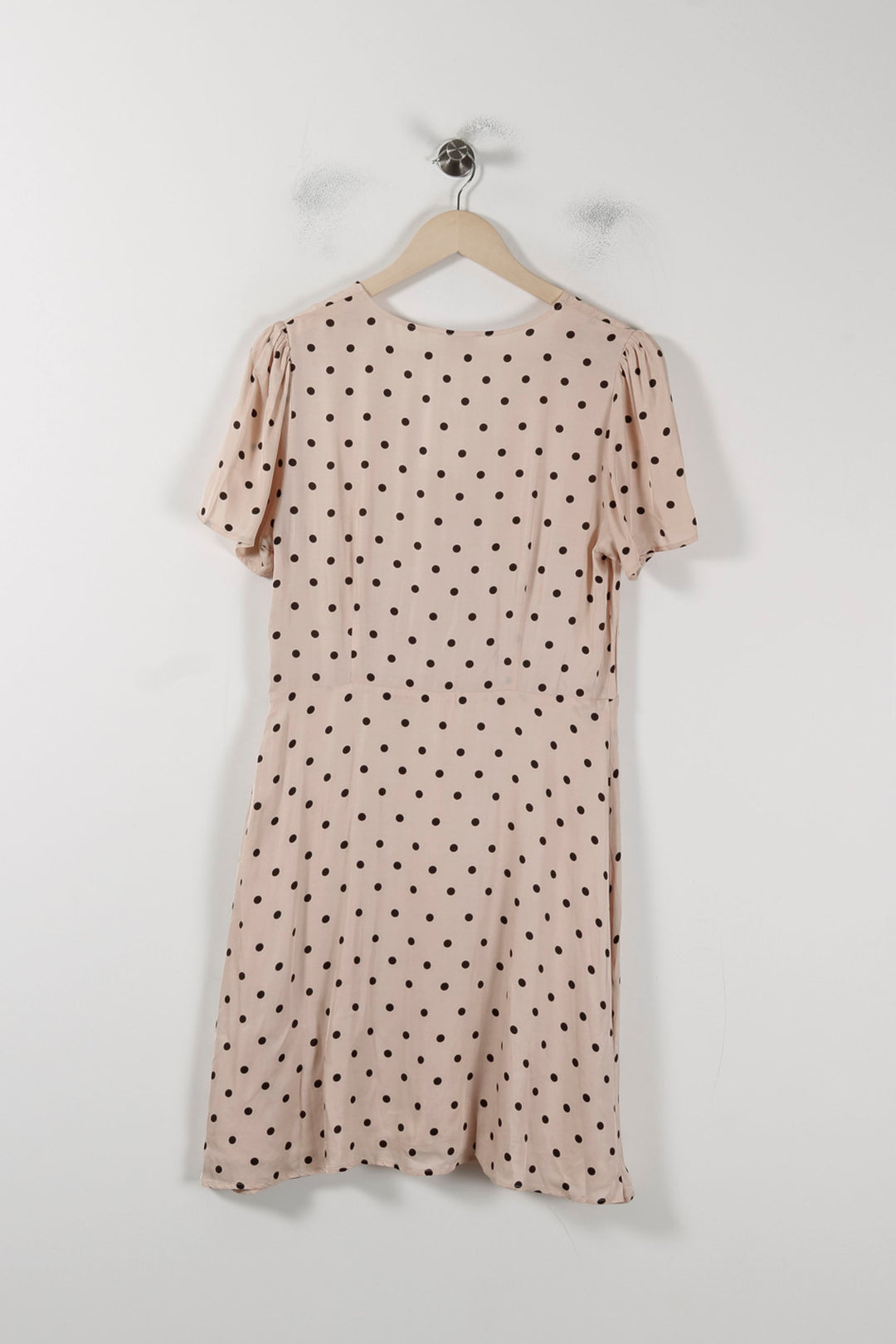 Robe Portefeuille Beige et Noir - Taille L/40 de la marque Pablo | PARAD88238 - Vendu par Paradigme - Image 4