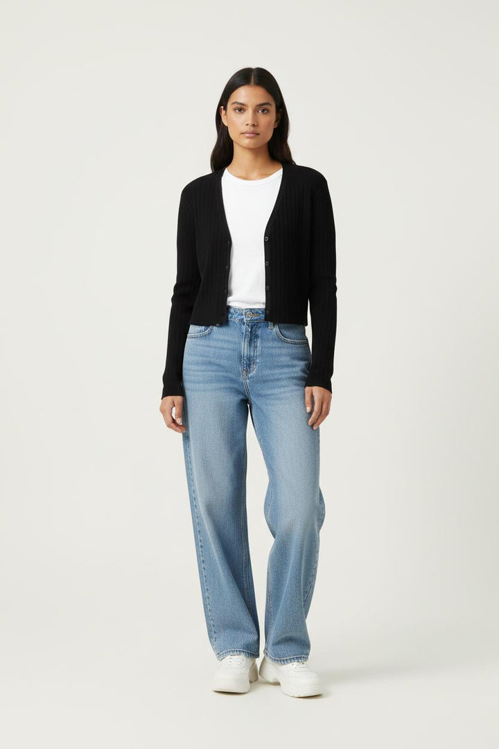 Cardigan Noir - Taille M/38 de la marque ZAPA | PARAD88239 - Vendu par Paradigme - Image 1