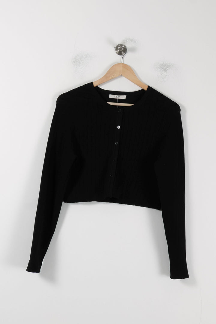 Cardigan Noir - Taille M/38 de la marque ZAPA | PARAD88239 - Vendu par Paradigme - Image 2