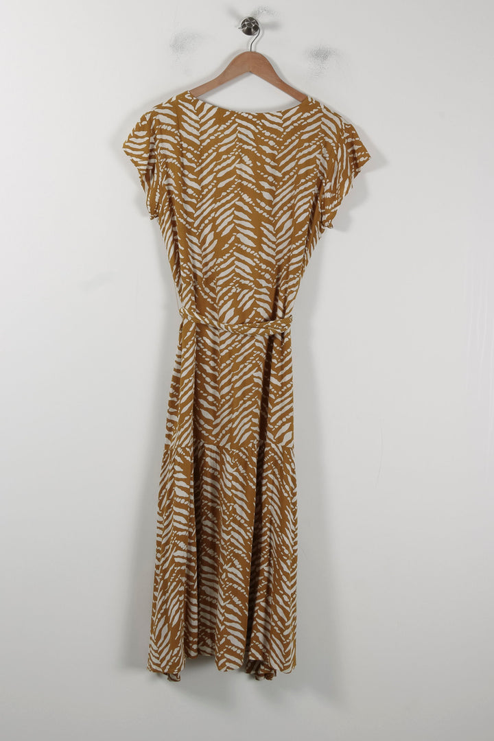 Robe Longue Jaune et Blanche - Taille S/36 de la marque Stella Forest | PARAD88241 - Vendu par Paradigme - Image 4