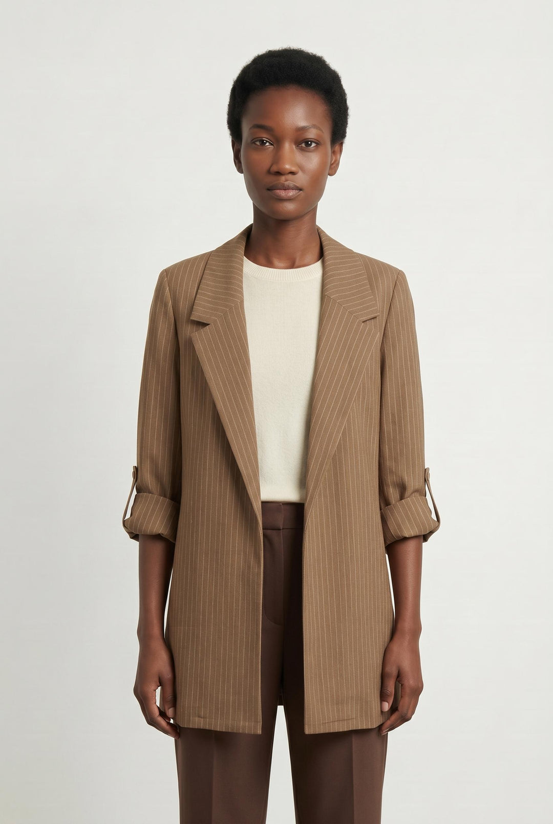 Blazer Long Marron - Taille M/38 de la marque Weill | PARAD88246 - Vendu par Paradigme - Image 1