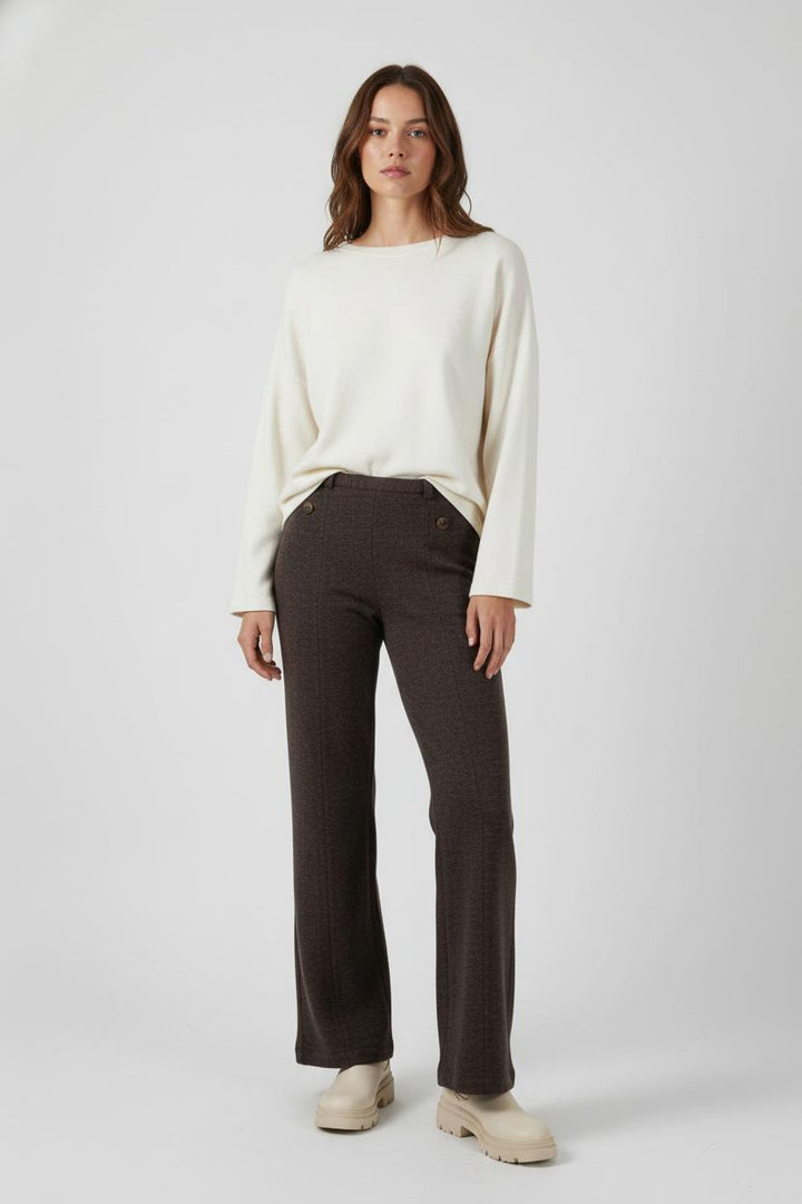 Pantalon Large Marron - Taille M/38 de la marque Rodier | PARAD88247 - Vendu par Paradigme - Image 1
