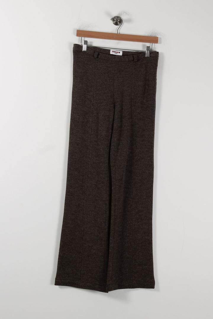 Pantalon Large Marron - Taille M/38 de la marque Rodier | PARAD88247 - Vendu par Paradigme - Image 2
