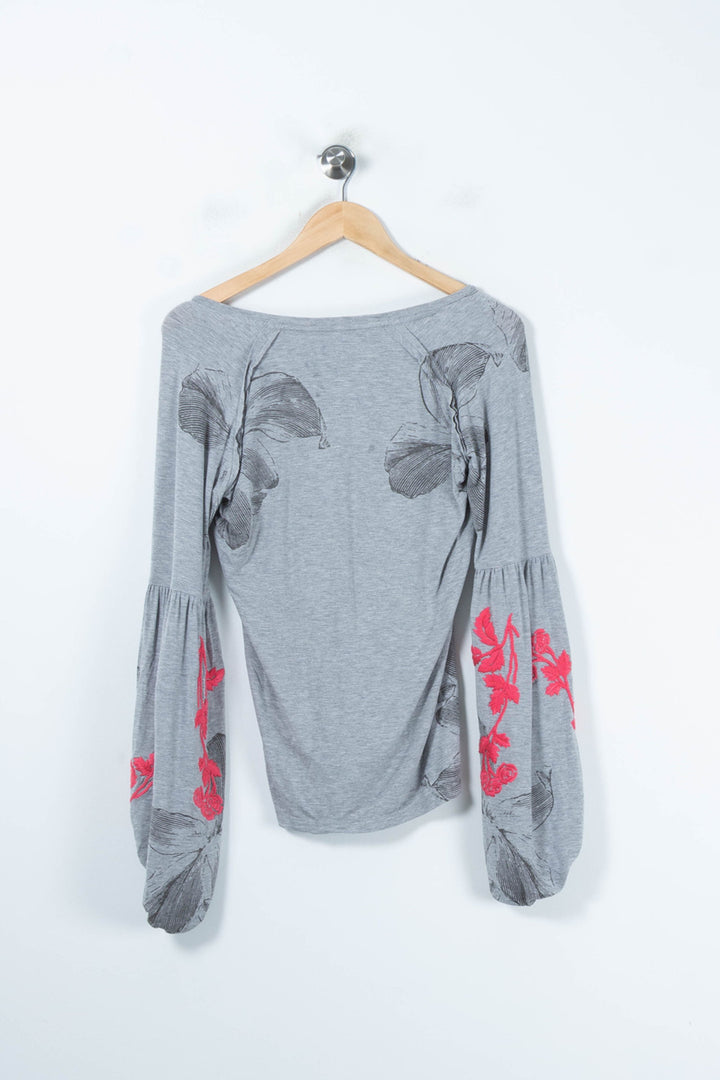 Blouse Grise et Rouge - Taille L/40 de la marque Replay | PARAD88251 - Vendu par Paradigme - Image 4