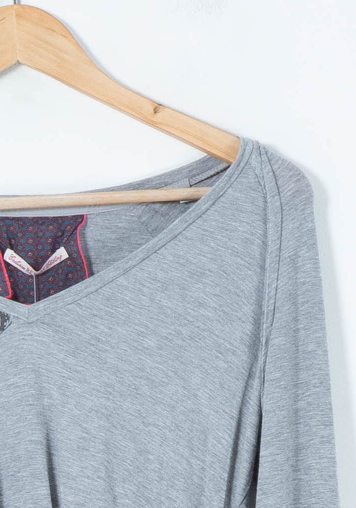 Blouse Grise et Rouge - Taille L/40 de la marque Replay | PARAD88251 - Vendu par Paradigme - Image 3