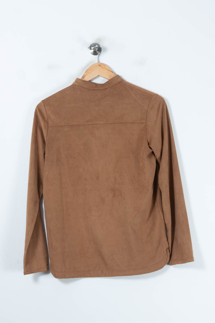 Blouse Marron - Taille M/38 de la marque IKKS | PARAD88254 - Vendu par Paradigme - Image 4