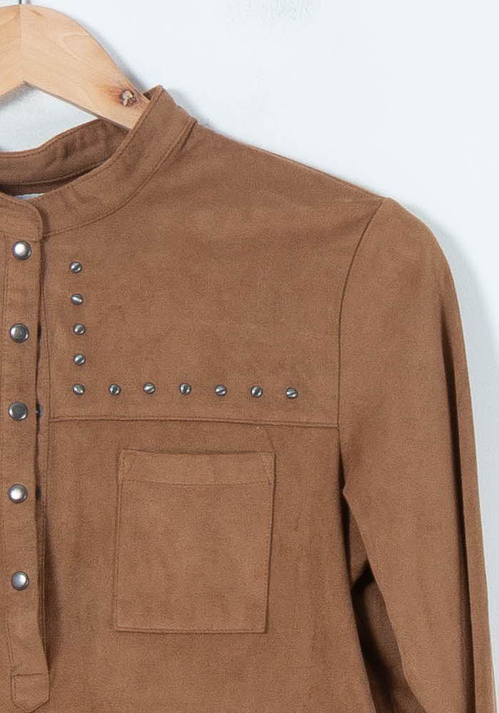 Blouse Marron - Taille M/38 de la marque IKKS | PARAD88254 - Vendu par Paradigme - Image 3