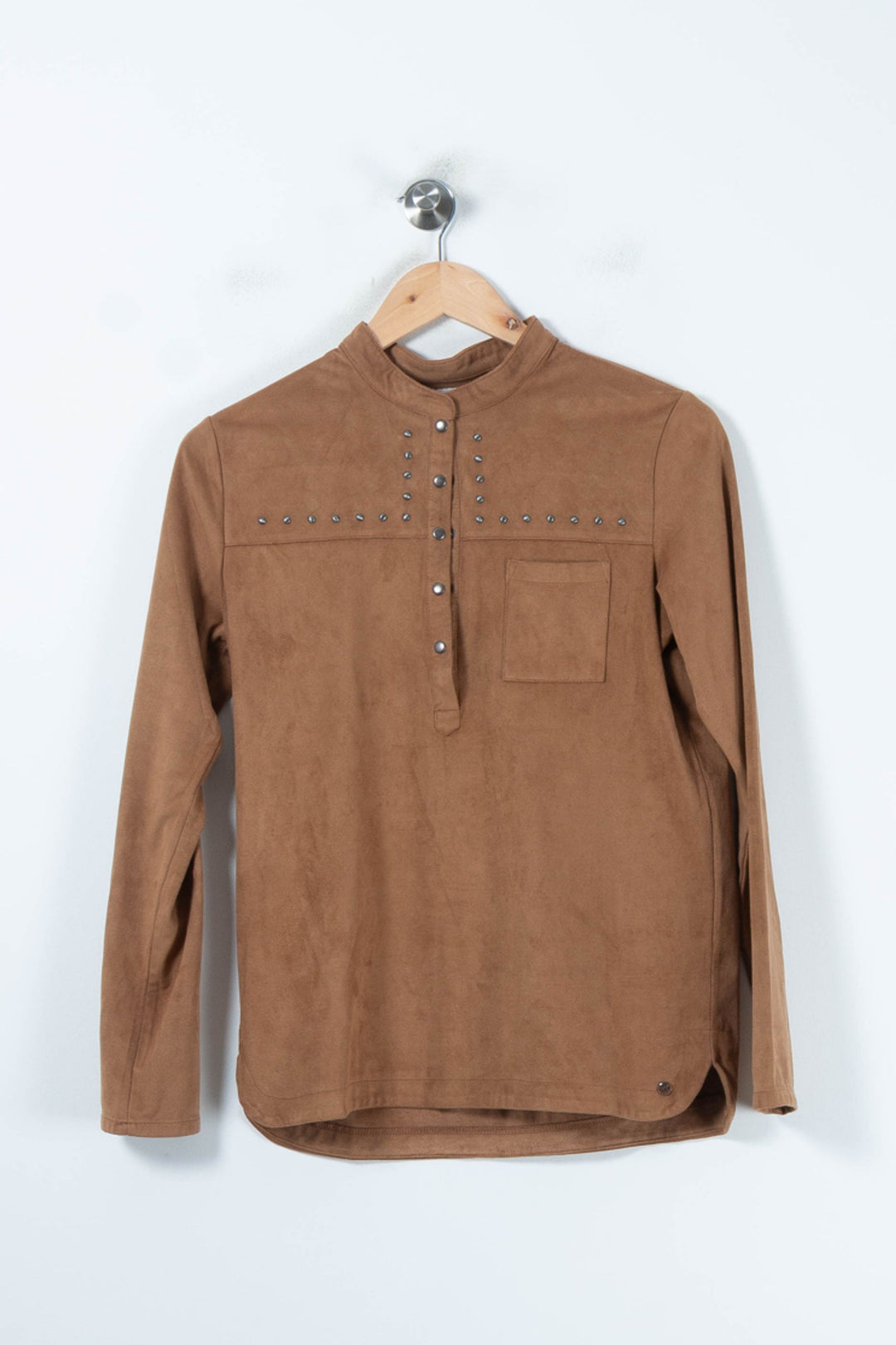 Blouse Marron - Taille M/38 de la marque IKKS | PARAD88254 - Vendu par Paradigme - Image 2