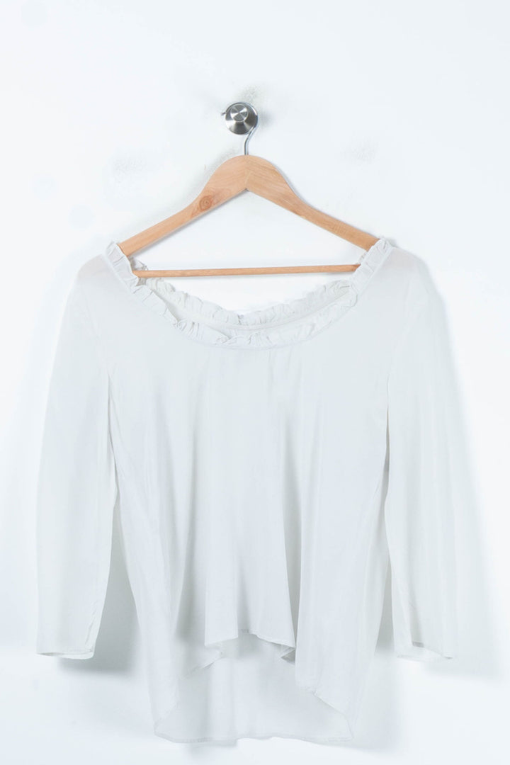 Blouse Blanche - Taille M/38 de la marque ba&sh | PARAD88256 - Vendu par Paradigme - Image 4