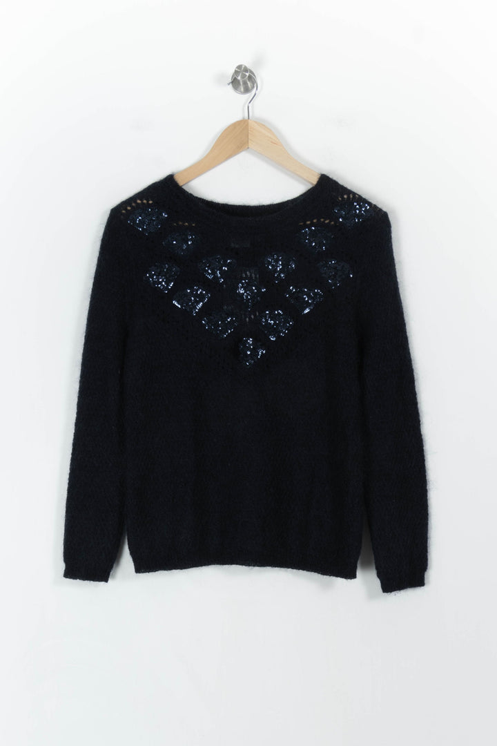 Pull Bleu - Taille S/36 de la marque Des petits hauts | PARAD88261 - Vendu par Paradigme - Image 2
