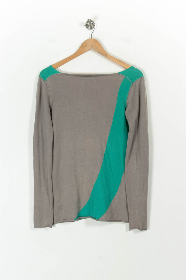Pull Gris et Vert - Taille S/36 de la marque Zadig&Voltaire | PARAD88271 - Vendu par Paradigme - Image 4