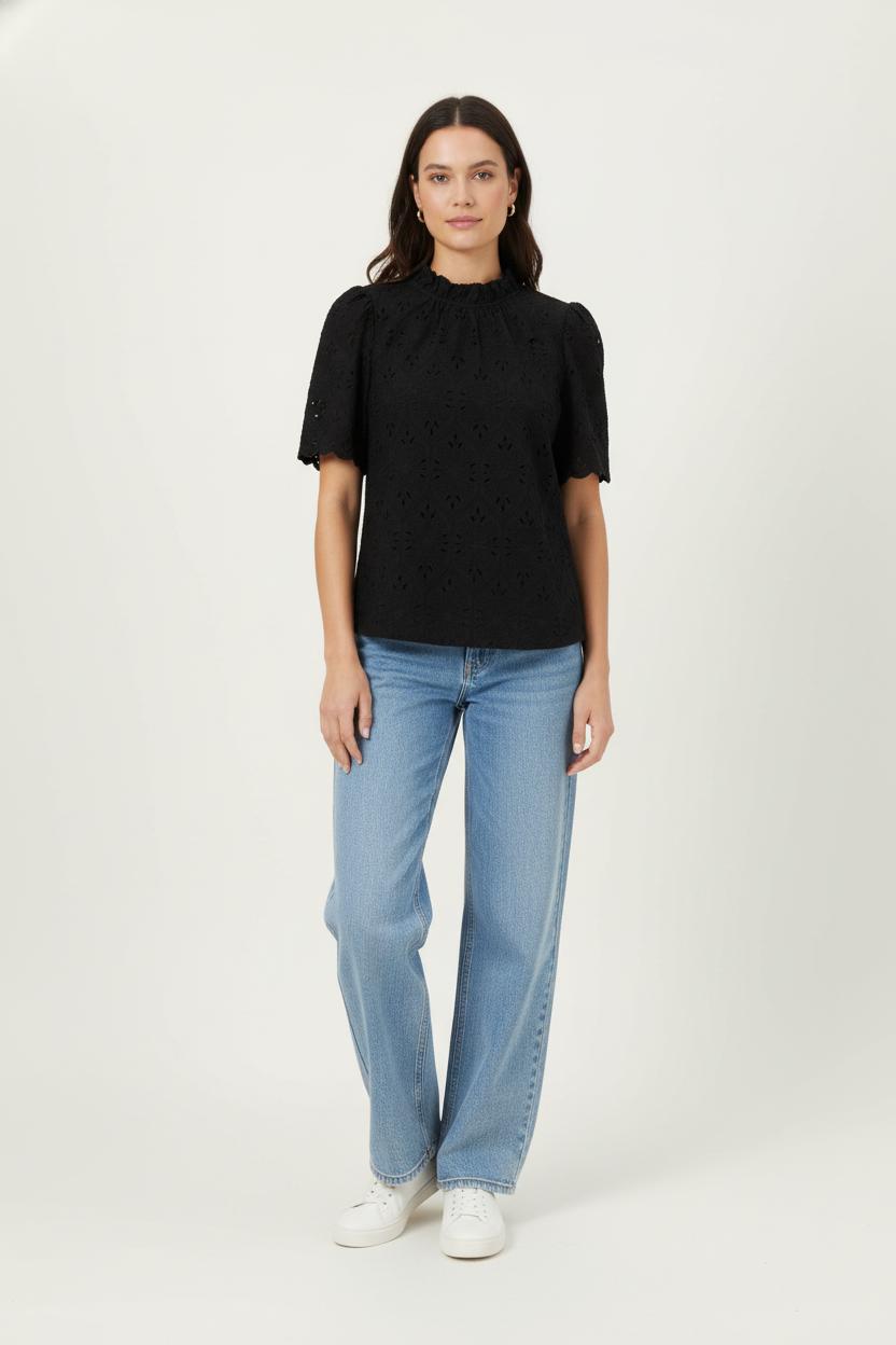 Blouse Noire - Taille S/36 de la marque Sézane | PARAD88279 - Vendu par Paradigme - Image 1