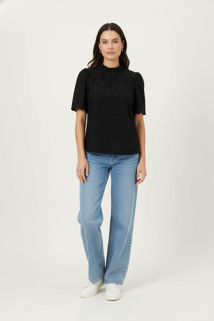 Blouse Noire - Taille S/36 de la marque Sézane | PARAD88279 - Vendu par Paradigme - Image 1