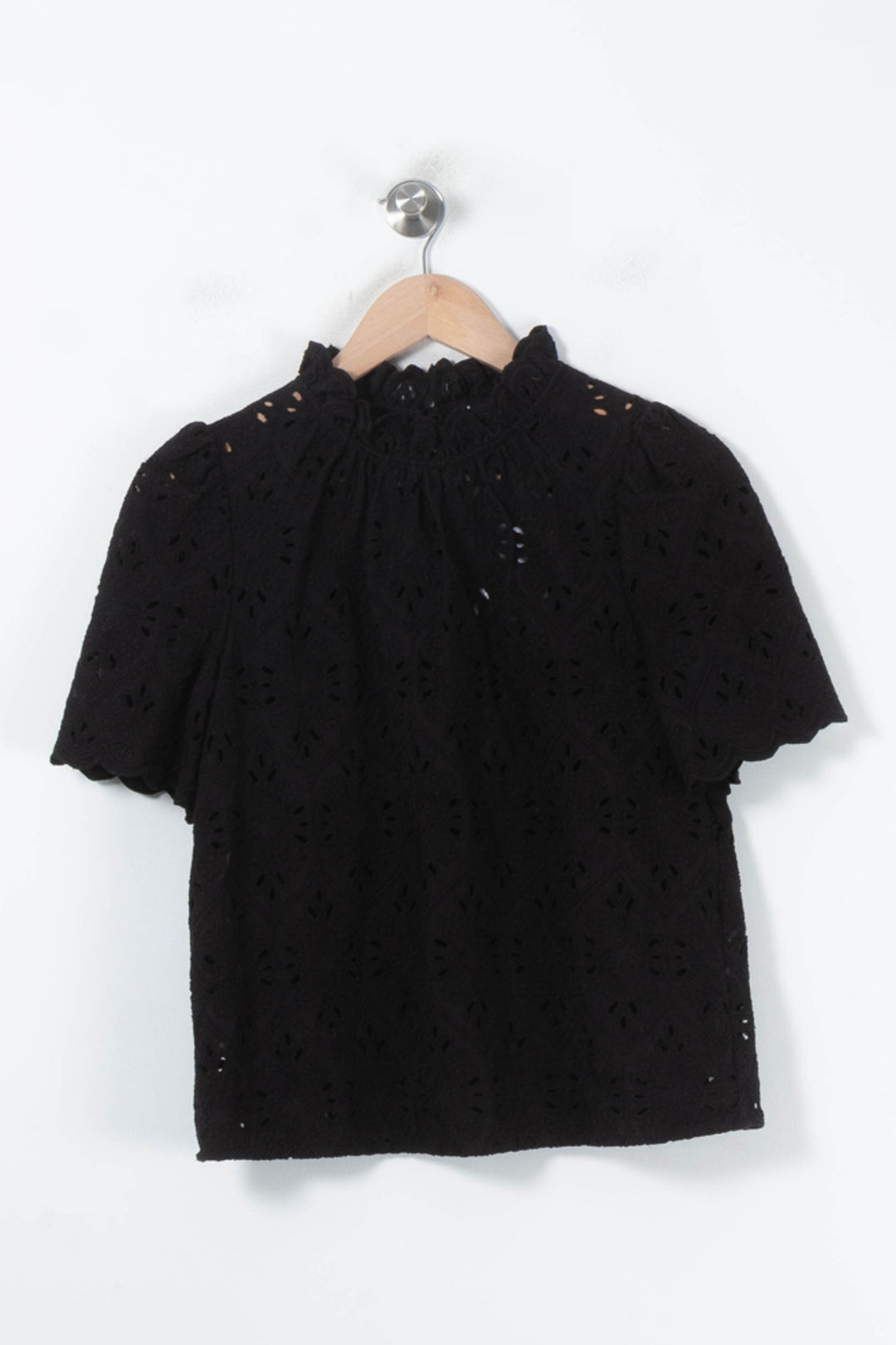 Blouse Noire - Taille S/36 de la marque Sézane | PARAD88279 - Vendu par Paradigme - Image 2