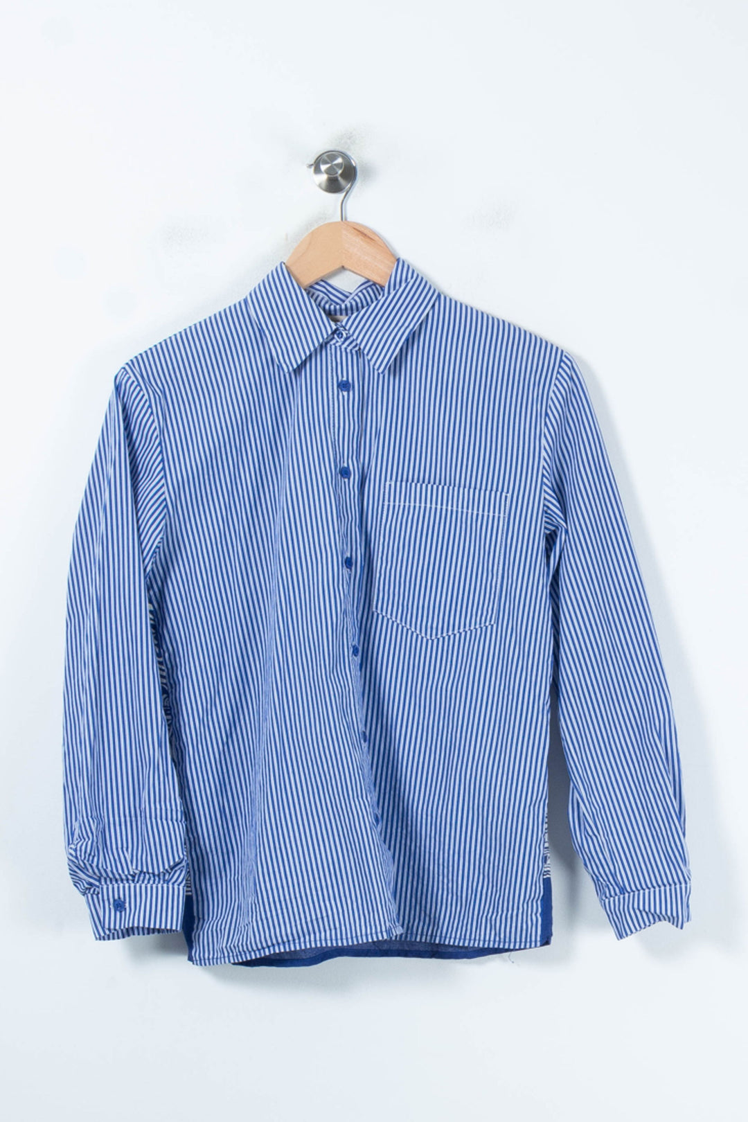 Chemise Rayée Bleue et Blanche - Taille XS/34 de la marque La Fée Maraboutée | PARAD88291 - Vendu par Paradigme - Image 2