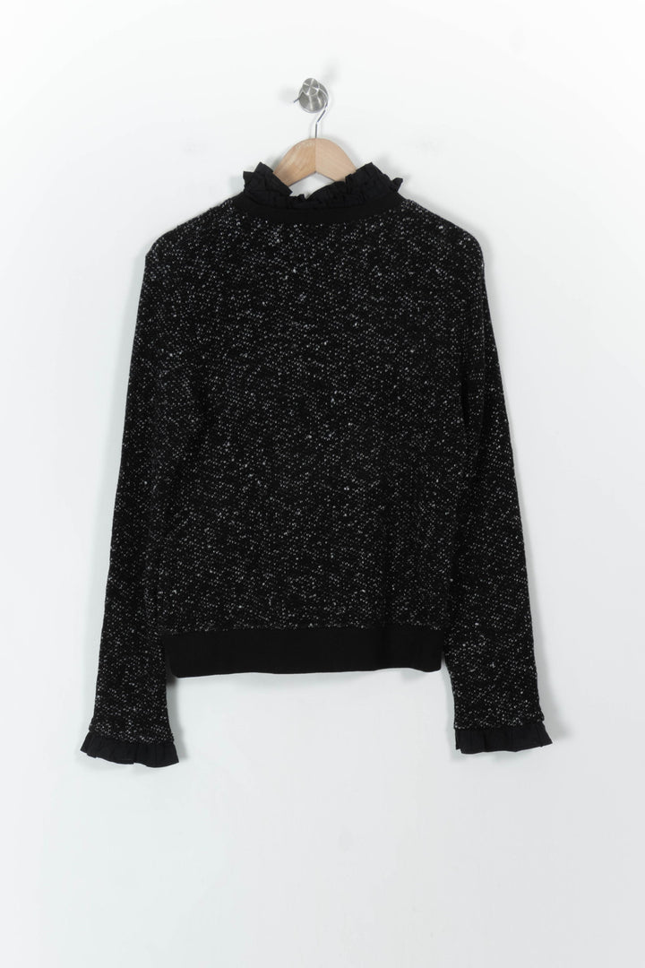 Pull Noir et Blanc - Taille M/38 de la marque Léon & Harper | PARAD88302 - Vendu par Paradigme - Image 4