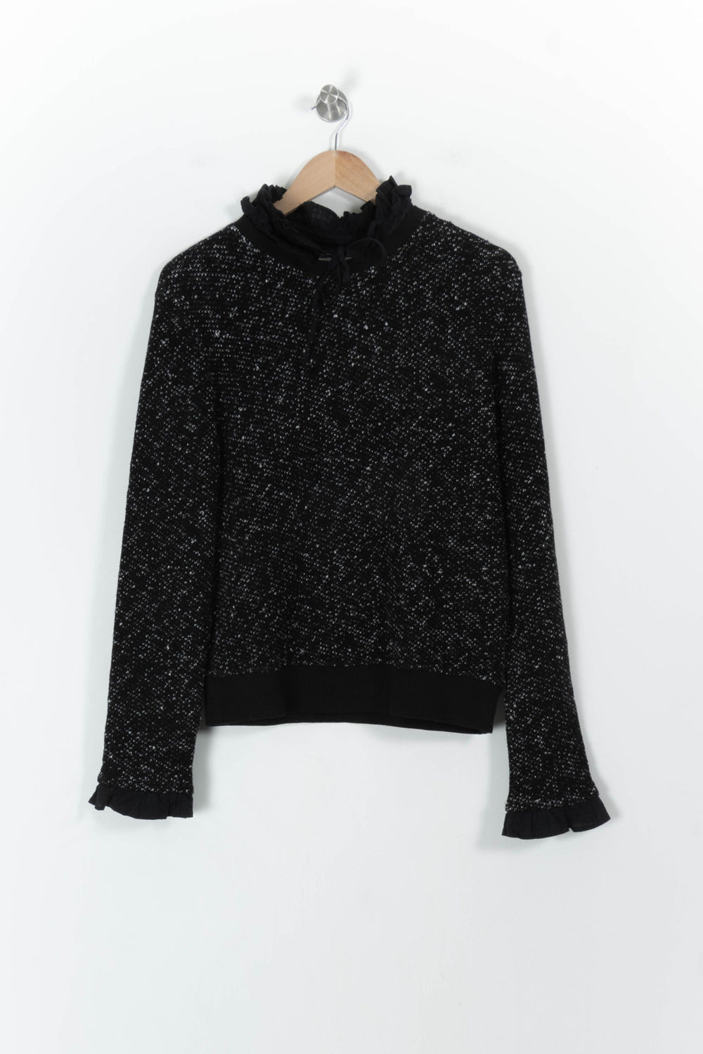 Pull Noir et Blanc - Taille M/38 de la marque Léon & Harper | PARAD88302 - Vendu par Paradigme - Image 2