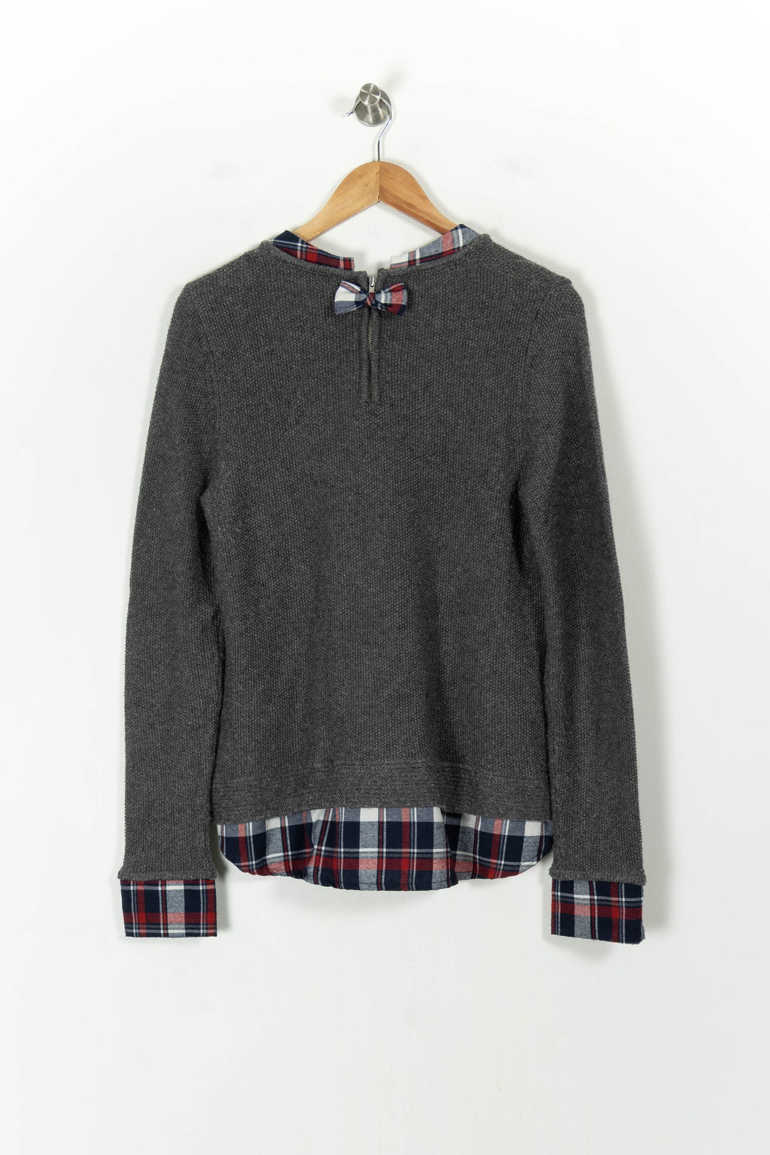Pull Gris et Bleu - Taille M/38 de la marque Kookai | PARAD88306 - Vendu par Paradigme - Image 4