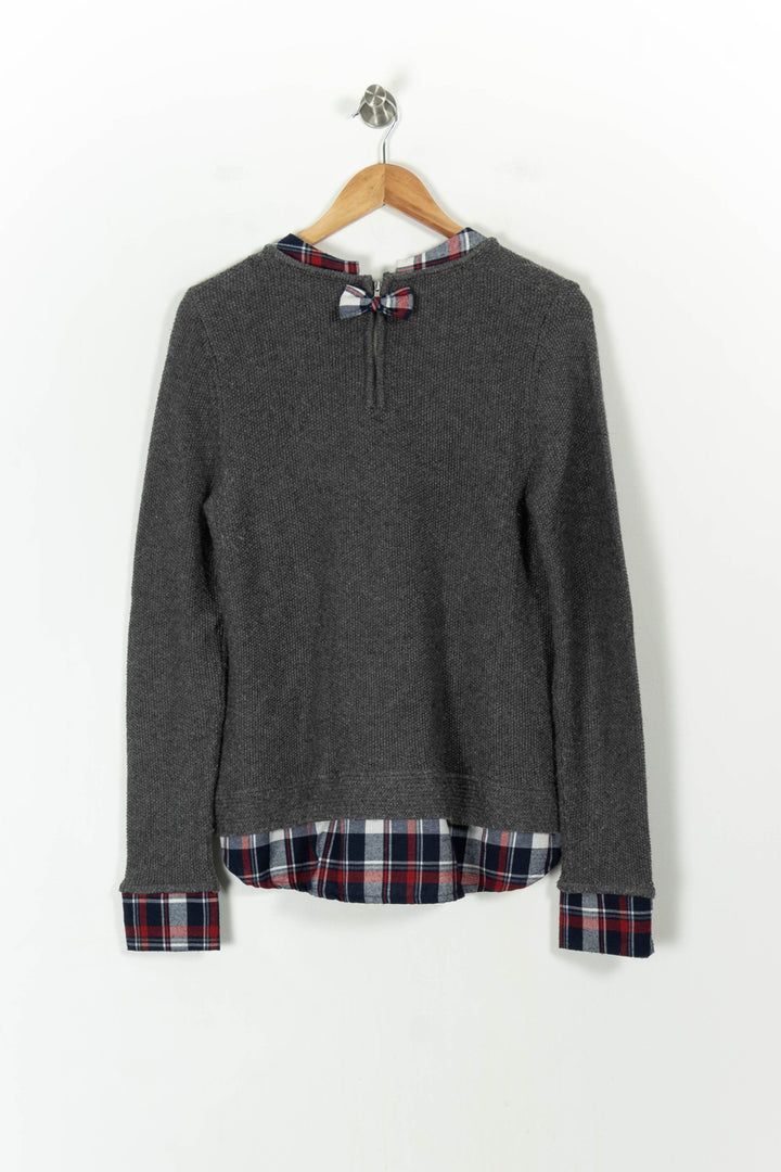 Pull Gris et Bleu - Taille M/38 de la marque Kookai | PARAD88306 - Vendu par Paradigme - Image 4