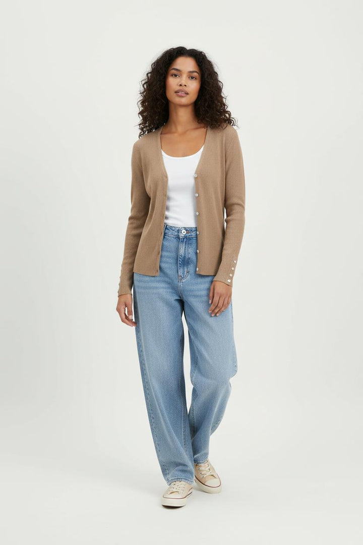 Cardigan Doré - Taille M/38 de la marque Caroll | PARAD88319 - Vendu par Paradigme - Image 1