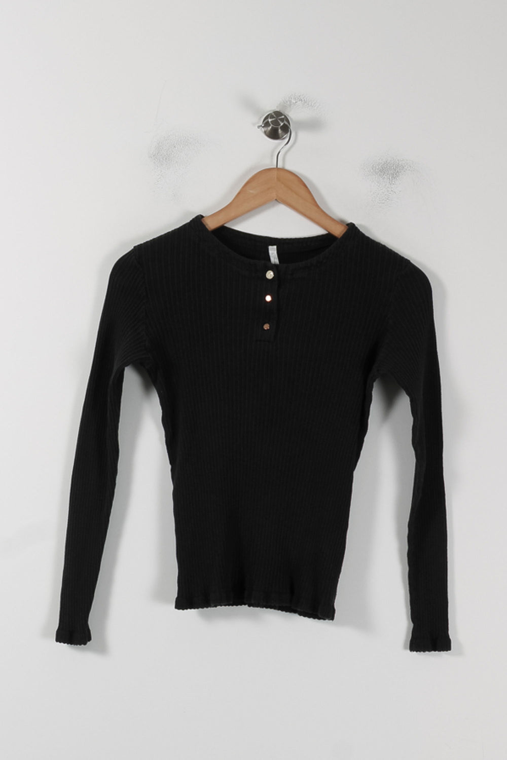 Henley Noir - Taille S/36 de la marque I.Code | PARAD88328 - Vendu par Paradigme - Image 2