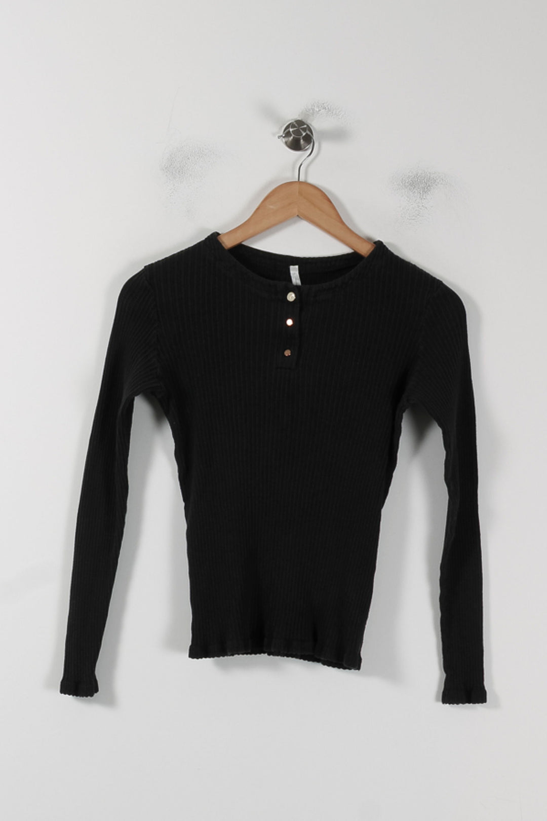 Henley Noir - Taille S/36 de la marque I.Code | PARAD88328 - Vendu par Paradigme - Image 2