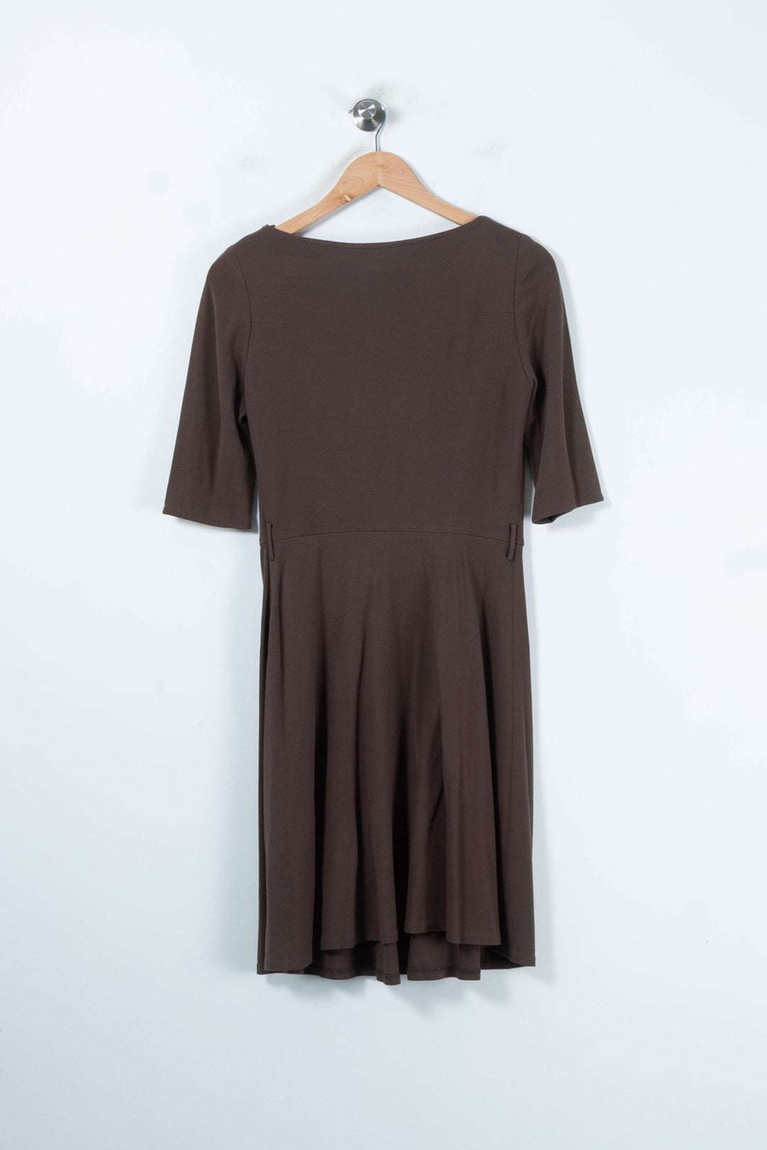 Robe Midi Marron - Taille M/38 de la marque Claudie Pierlot | PARAD88330 - Vendu par Paradigme - Image 4