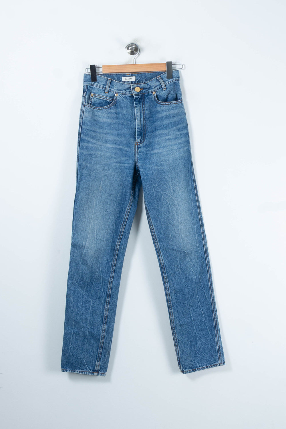 Jean Bleu - Taille S/36 de la marque Sandro | PARAD88335 - Vendu par Paradigme - Image 2