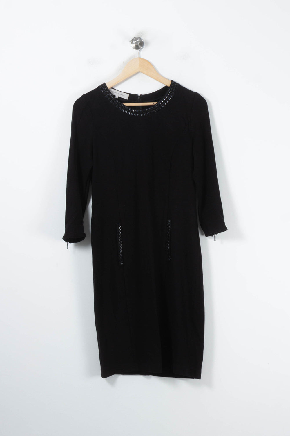 Robe Midi Noire - Taille L/40 de la marque Gerard Darel | PARAD88347 - Vendu par Paradigme - Image 2