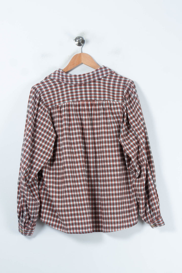 Blouse Marron et Blanche - Taille L/40 de la marque Léon & Harper | PARAD88351 - Vendu par Paradigme - Image 4