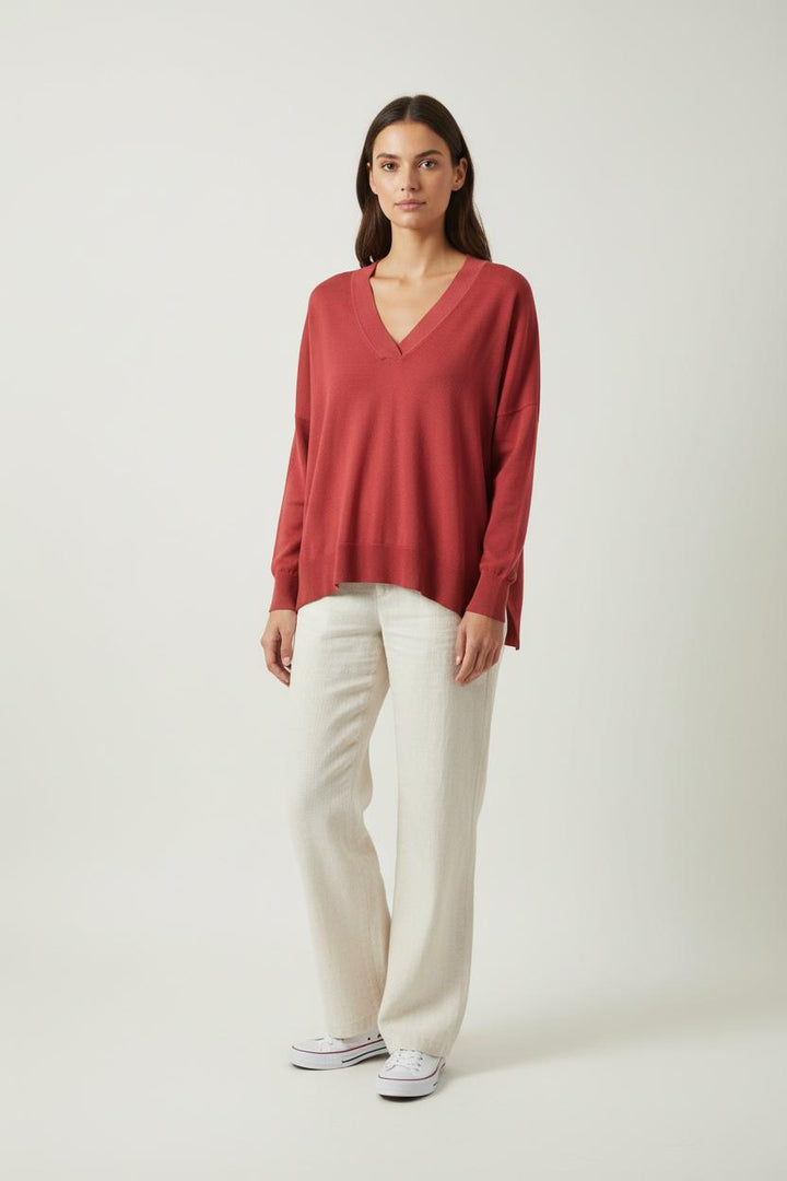 Pull Bordeaux - Taille XS/34 de la marque Ekyog | PARAD88376 - Vendu par Paradigme - Image 1