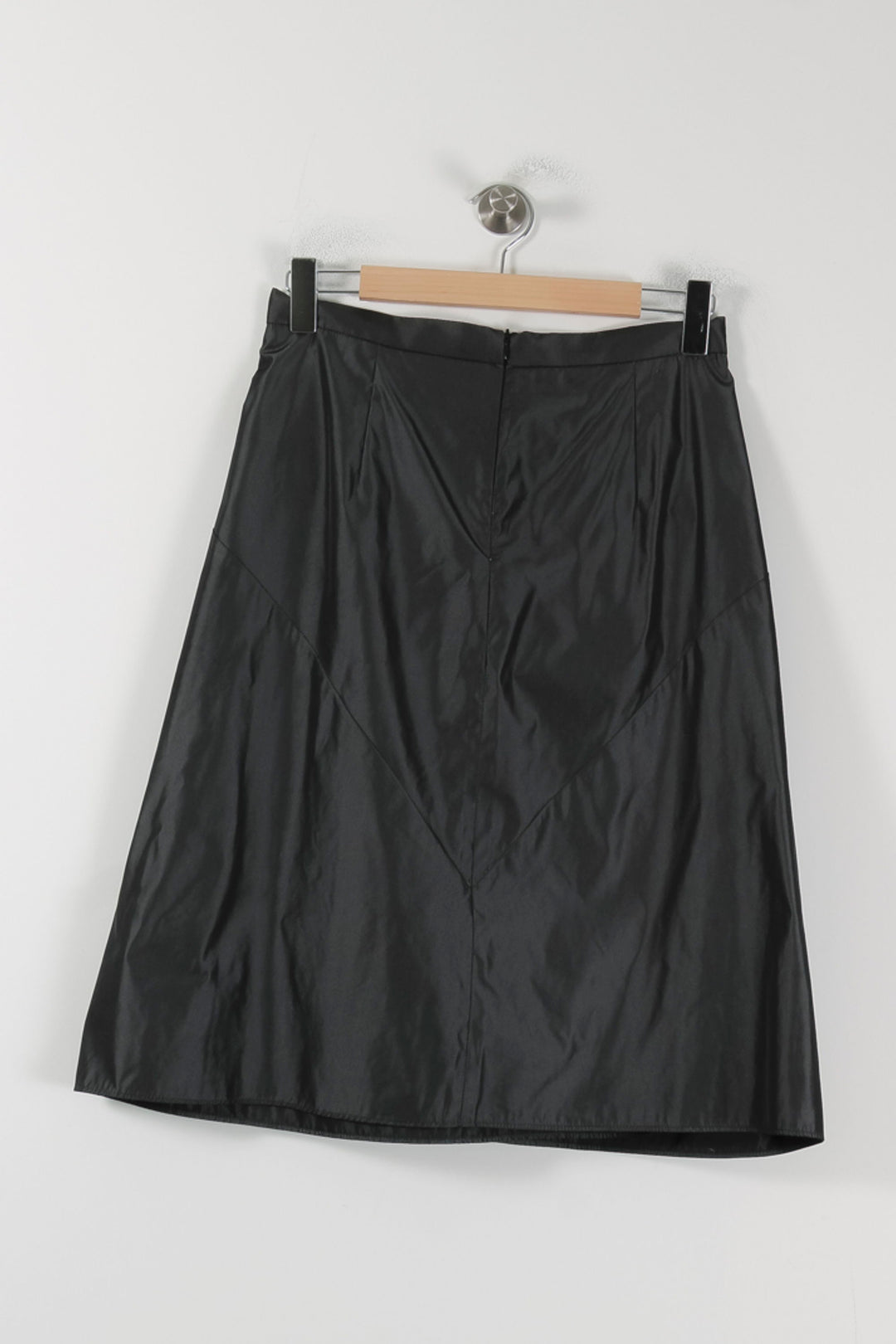 Jupe Midi Grise - Taille XL/42 de la marque Max Mara | PARAD88380 - Vendu par Paradigme - Image 4