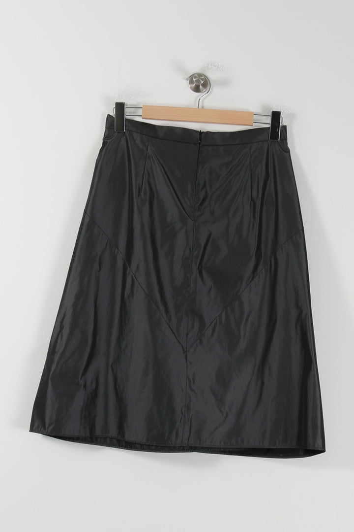 Jupe Midi Grise - Taille XL/42 de la marque Max Mara | PARAD88380 - Vendu par Paradigme - Image 4