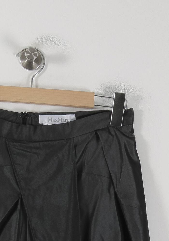 Jupe Midi Grise - Taille XL/42 de la marque Max Mara | PARAD88380 - Vendu par Paradigme - Image 3