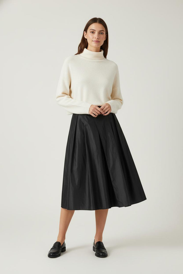 Jupe Midi Grise - Taille XL/42 de la marque Max Mara | PARAD88380 - Vendu par Paradigme - Image 1