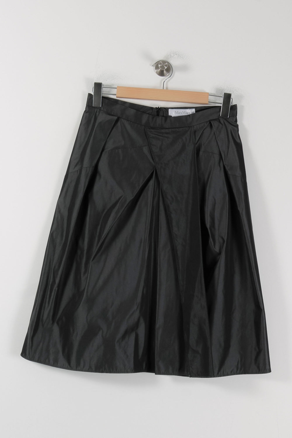 Jupe Midi Grise - Taille XL/42 de la marque Max Mara | PARAD88380 - Vendu par Paradigme - Image 2