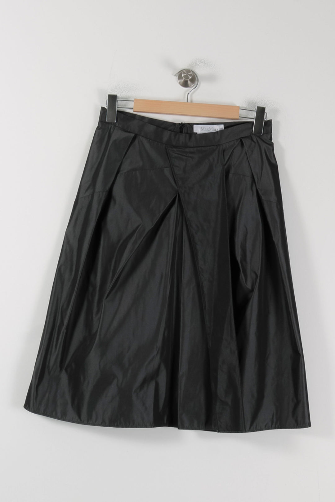 Jupe Midi Grise - Taille XL/42 de la marque Max Mara | PARAD88380 - Vendu par Paradigme - Image 2