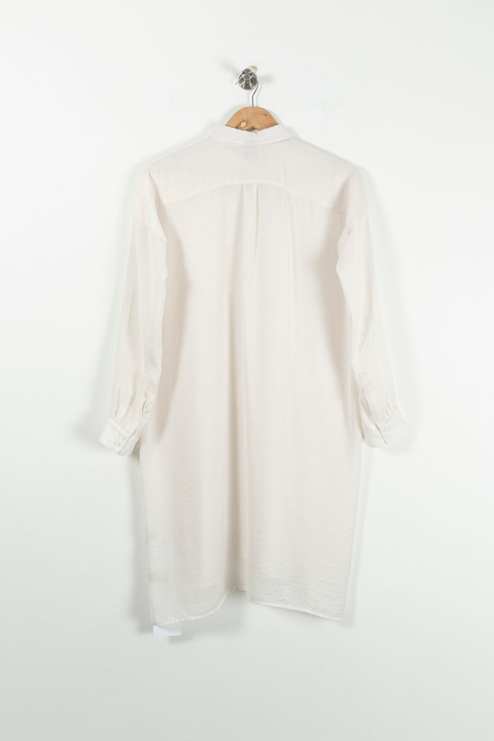 Robe Chemise Blanche - Taille S/36 de la marque Karl Marc John | PARAD88382 - Vendu par Paradigme - Image 4