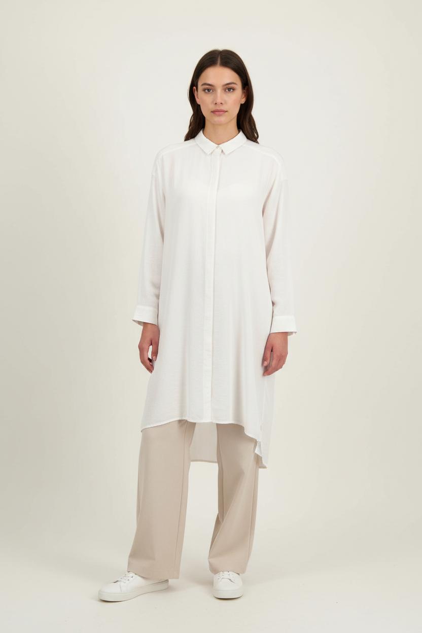 Robe Chemise Blanche - Taille S/36 de la marque Karl Marc John | PARAD88382 - Vendu par Paradigme - Image 1
