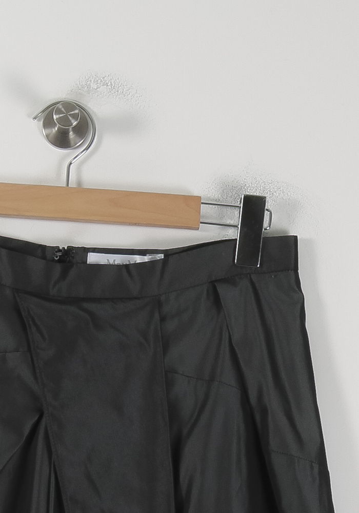 Jupe Mi Longue Noire - Taille M/38 de la marque Max Mara | PARAD88385 - Vendu par Paradigme - Image 3