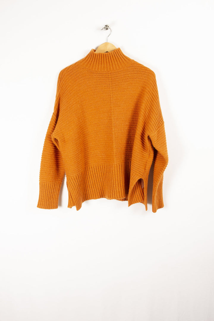 Wool blend funnel neck sweater - L/40